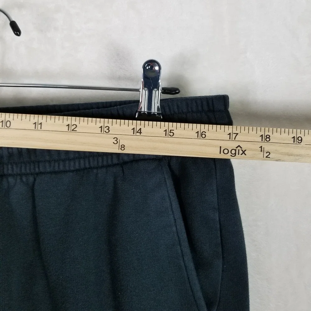 Jordan Joggers Men XL Black Gold Graphic Fleece Tapered Sweatpants